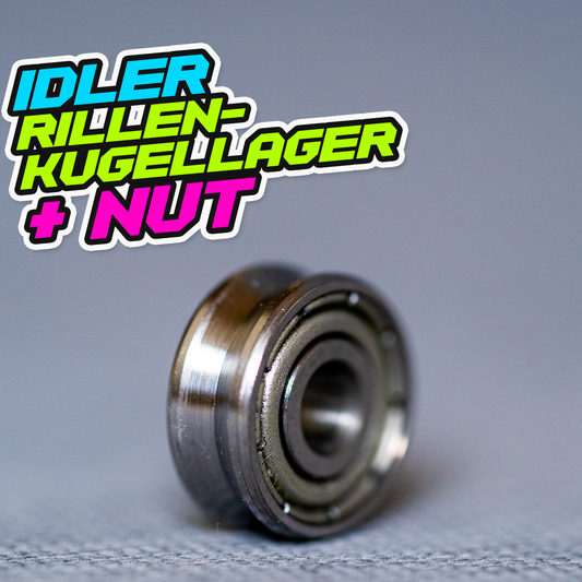 IDLER Kugellager mit Nut 10x3x4mm 4er-Set