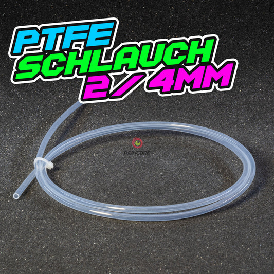 PTFE Bowden Schlauch 1,75mm transparent (5,99€/m)