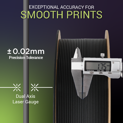 Polymaker Fiberon™ PETG-rCF08 Black - [1.75mm]