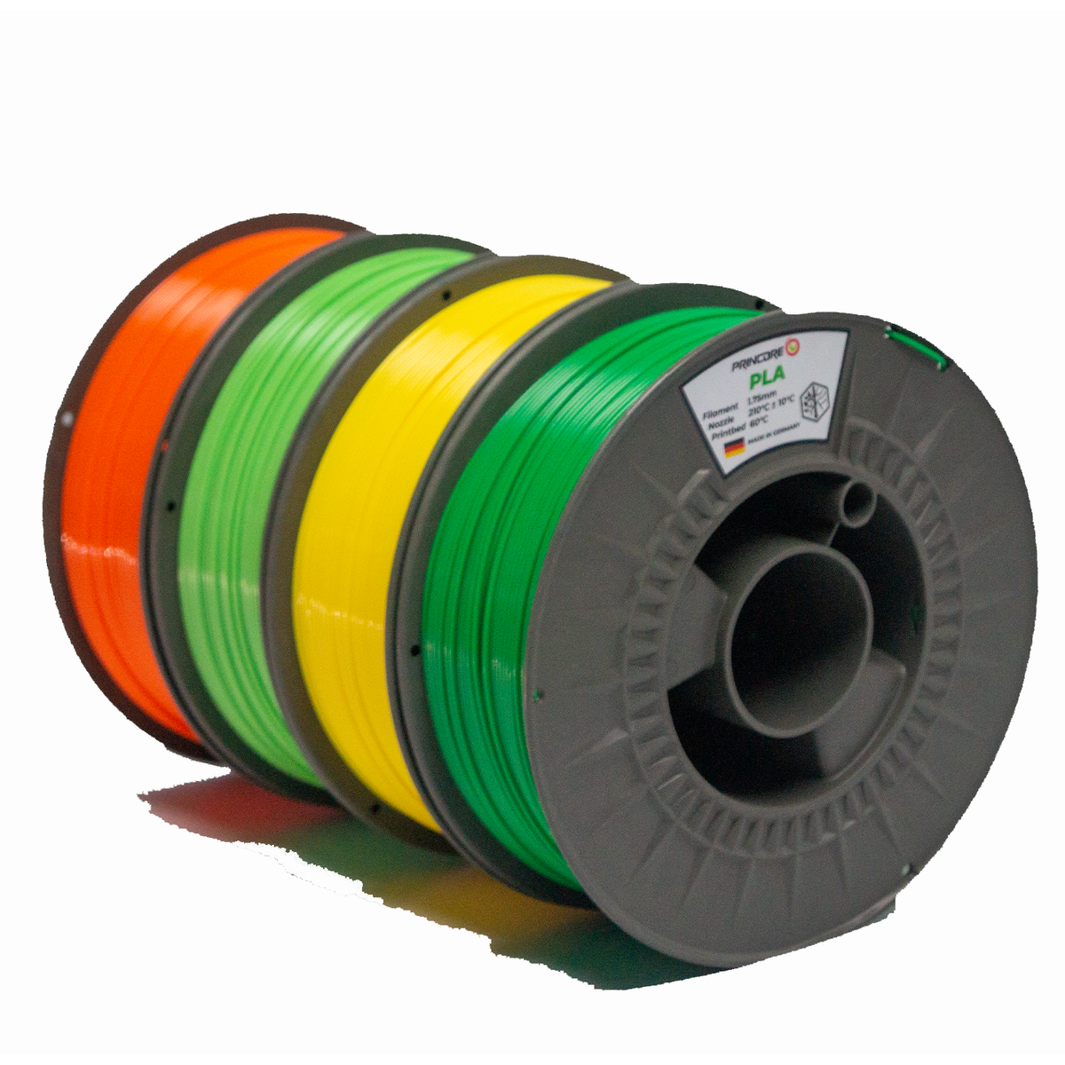 PRINCORE PLA / PETG 4er Farb-Bundle - [1.75mm]