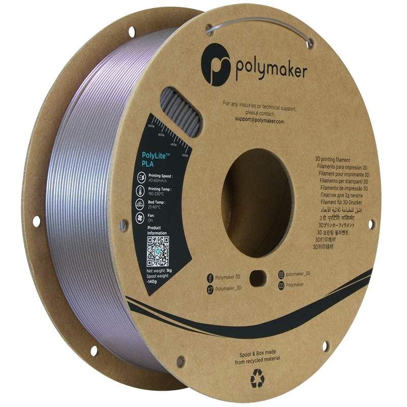 Polymaker PolyLite™ Starlight PLA - Mercury [1.75mm] (29,90€/Kg)