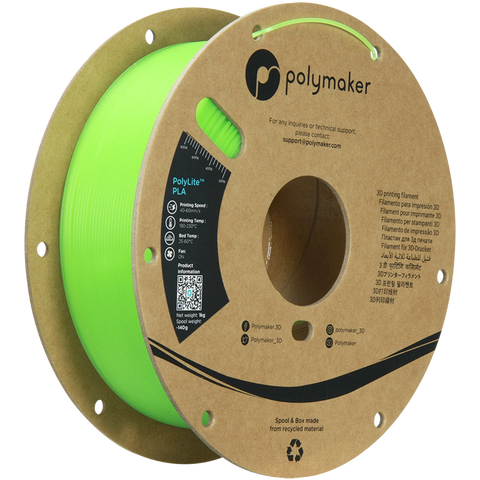 Polymaker PolyLite™ Luminous PLA - Green [1.75mm] (32,90€/Kg)