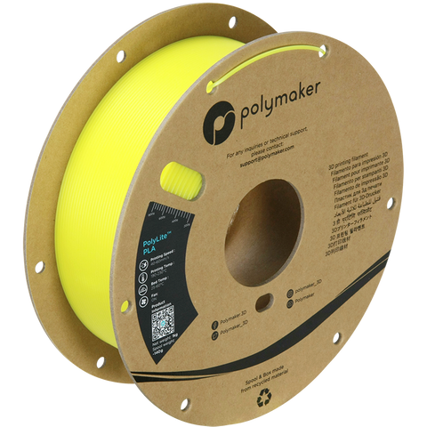 Polymaker PolyLite™ Luminous PLA - Yellow [1.75mm] (32,90€/Kg)