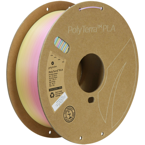 Polymaker PolyTerra™ Gradient PLA - Pastel Rainbow [1.75mm] (29,90€/Kg)