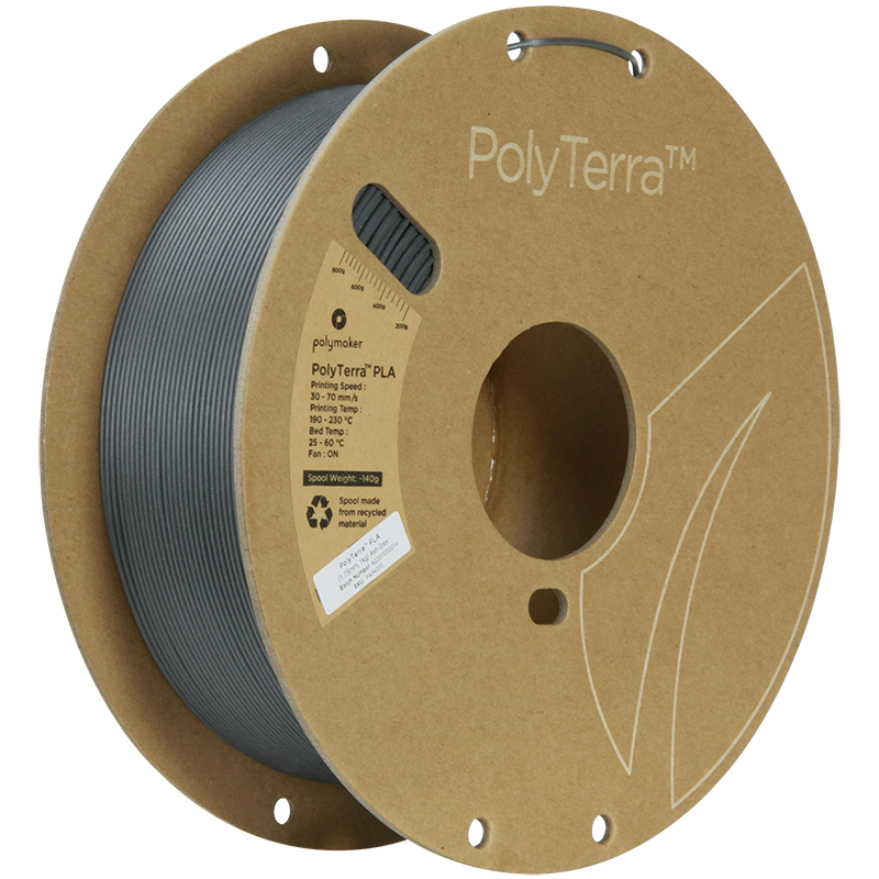 Polymaker PolyTerra™ PLA - Ash Grey [1.75mm] (19,90€/Kg)