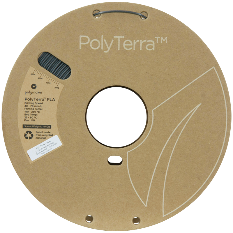Polymaker PolyTerra™ PLA - Ash Grey [1.75mm] (19,90€/Kg)