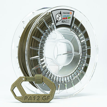 PRINCORE Nylon PA12 GF - Olivgrün [1.75mm] (99,80€/Kg)