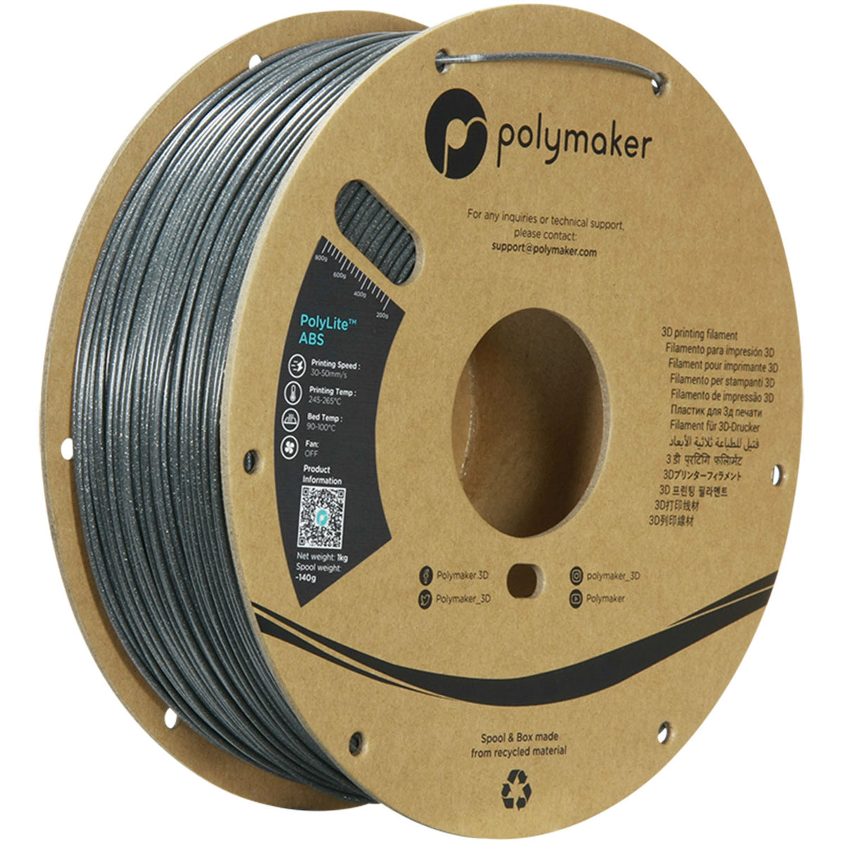 Polymaker PolyLite™ Galaxy ABS - [1.75mm] (34,90€/Kg)