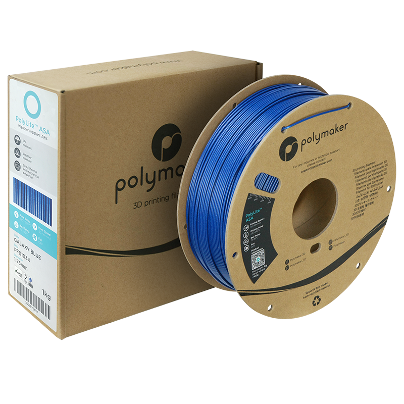 Polymaker PolyLite™ Galaxy ASA - Galaxy Blue [1.75mm] (39,90€/Kg)