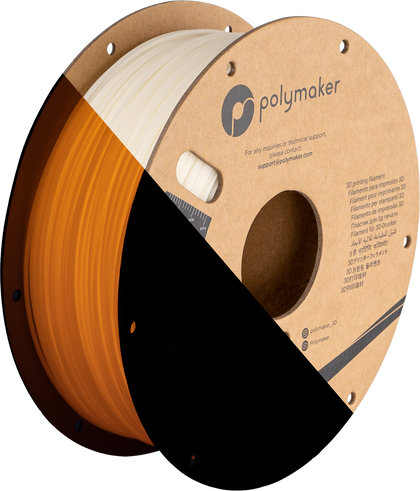 Polymaker PolyLite™ PLA - Glow in the Dark Orange [1.75mm] (29,90€/Kg)