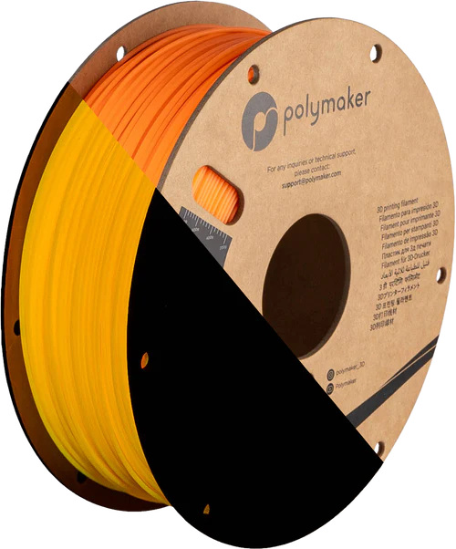 Polymaker PolyLite™ Luminous PLA - Orange [1.75mm] (32,90€/Kg)
