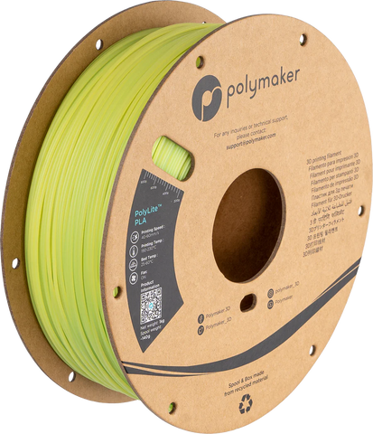 PolyLite™ PLA Temperature Color Changing - Green-Lime [1.75mm] (32,90€/Kg)
