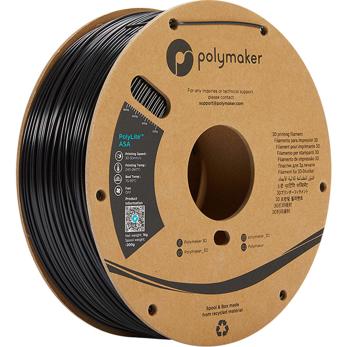 Polymaker PolyLite™ ASA - [1.75mm] (34,90€/Kg)