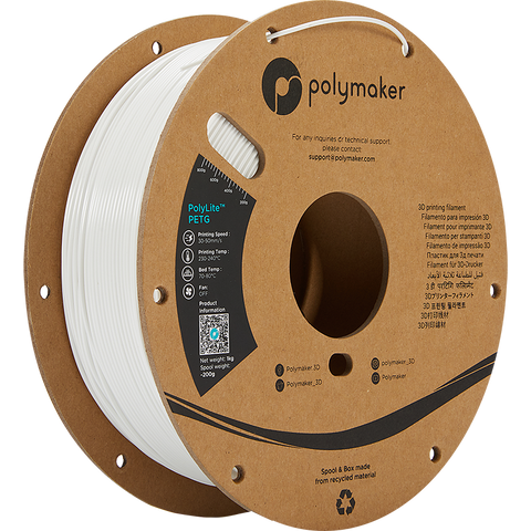 Polymaker PolyLite™ PETG - White [1.75mm] (29,90€/Kg)