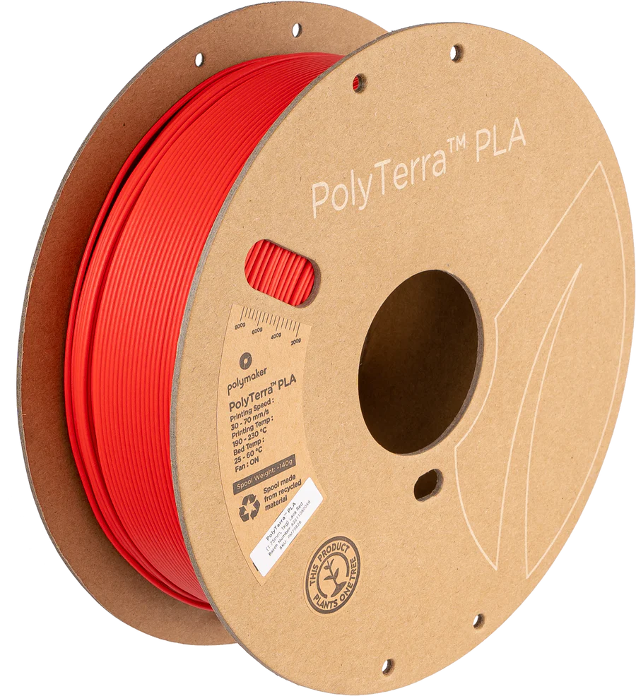 Polymaker PolyTerra™ PLA - Lava Red [1.75mm] (19,90€/Kg)