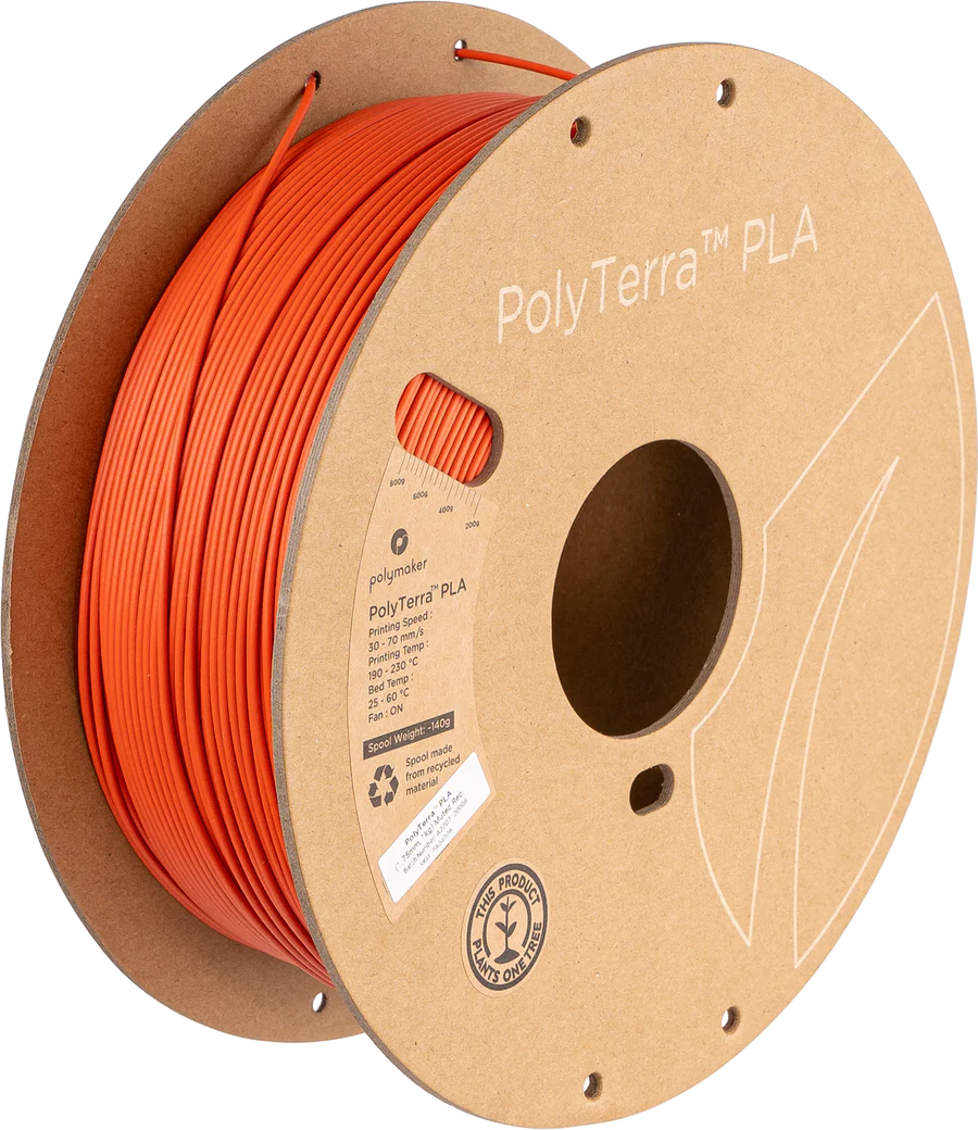 Polymaker PolyTerra™ PLA - Muted Red [1.75mm] (19,90€/Kg)