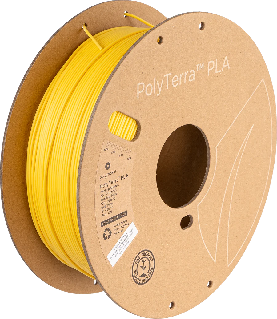 Polymaker PolyTerra™ PLA - Savannah Gelb [1.75mm] (19,90€/Kg)
