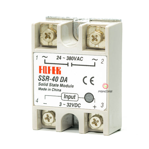 SSR 40A - Solid State Relais 24-380VAC / 3-32VDC