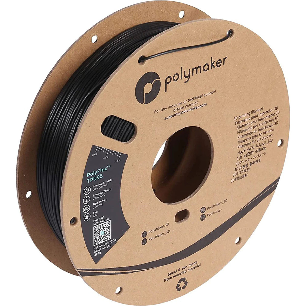 Polymaker PolyFlex™ TPU90 - [1.75mm] (53,20€/Kg)