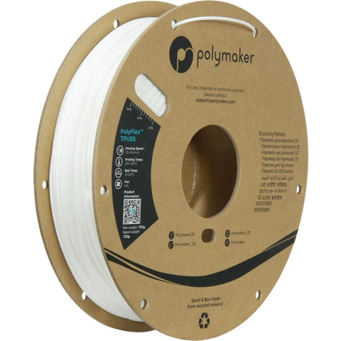 Polymaker PolyFlex™ TPU95 - White [1.75mm] (46,53€/Kg)