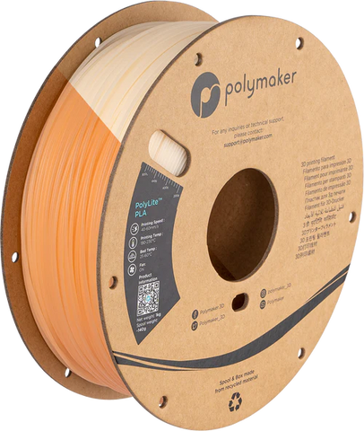 PolyLite™ PLA UV Color Changing - Orange [1.75mm] (32,90€/Kg)