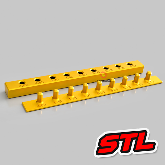 Bohrungs Test - STL Sofort-Download