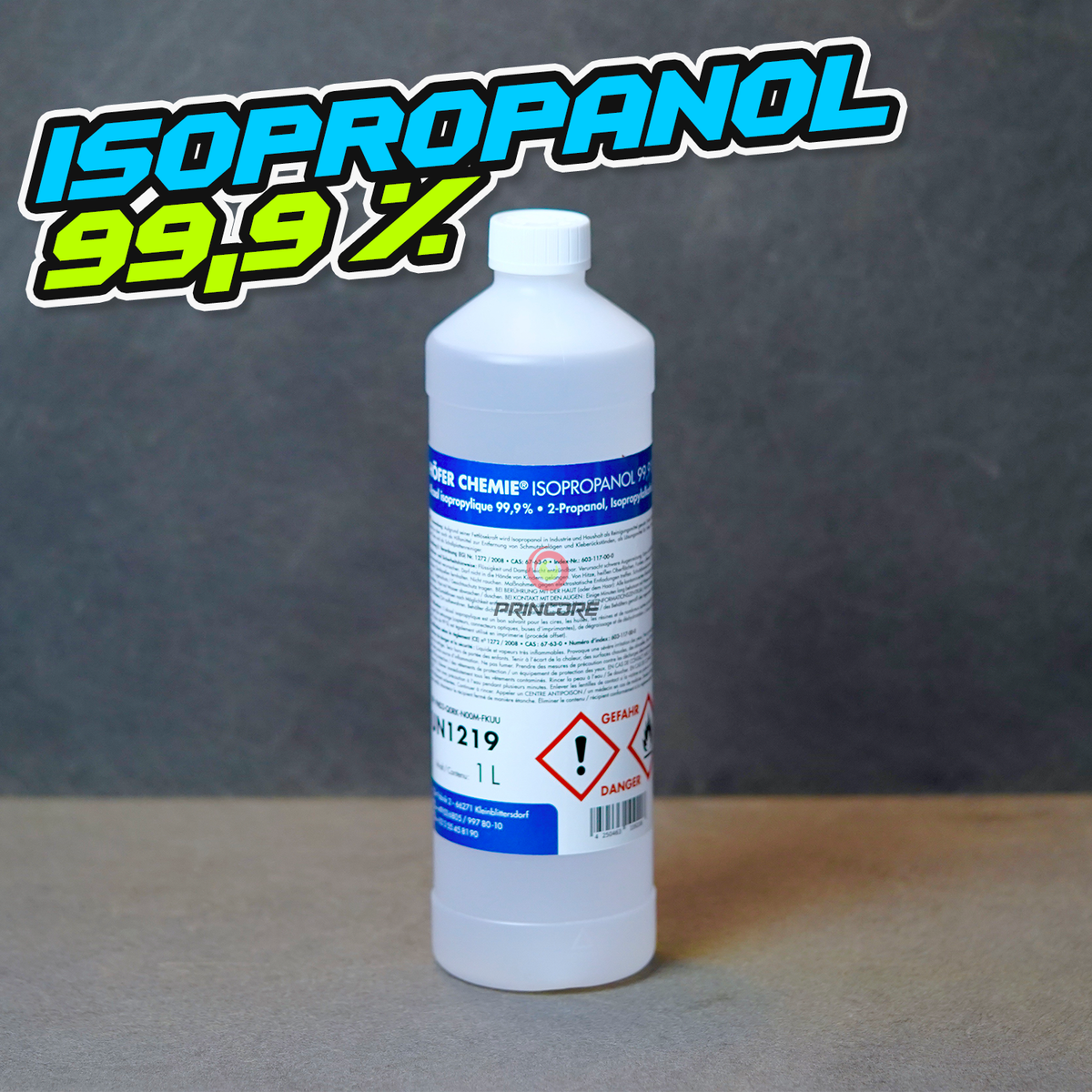 Isopropanol 99,9% rein, Epoxy-Blasenfrei