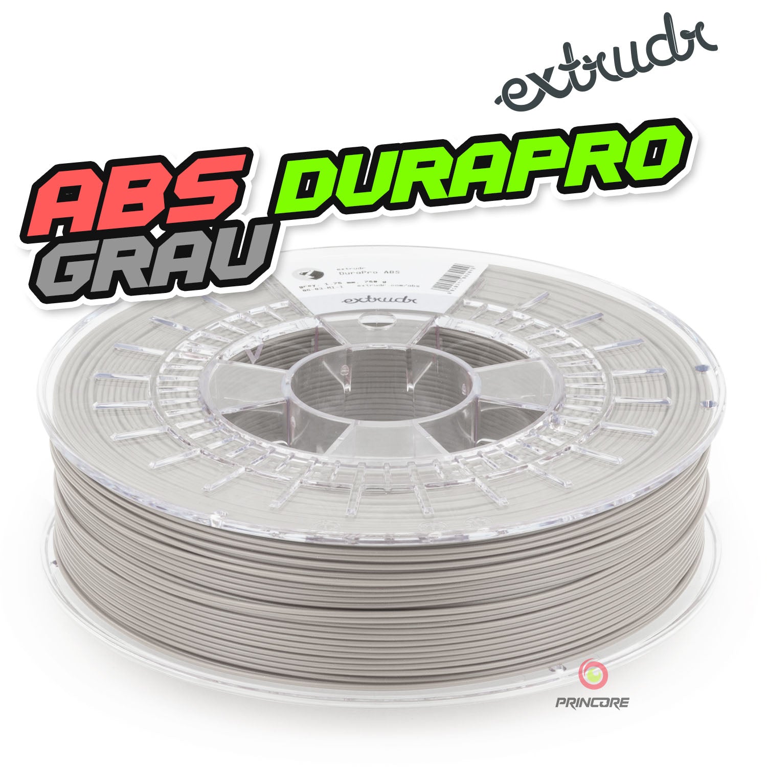 Extrudr ABS DuraPro - Grau [1.75mm] (33,20€/Kg)