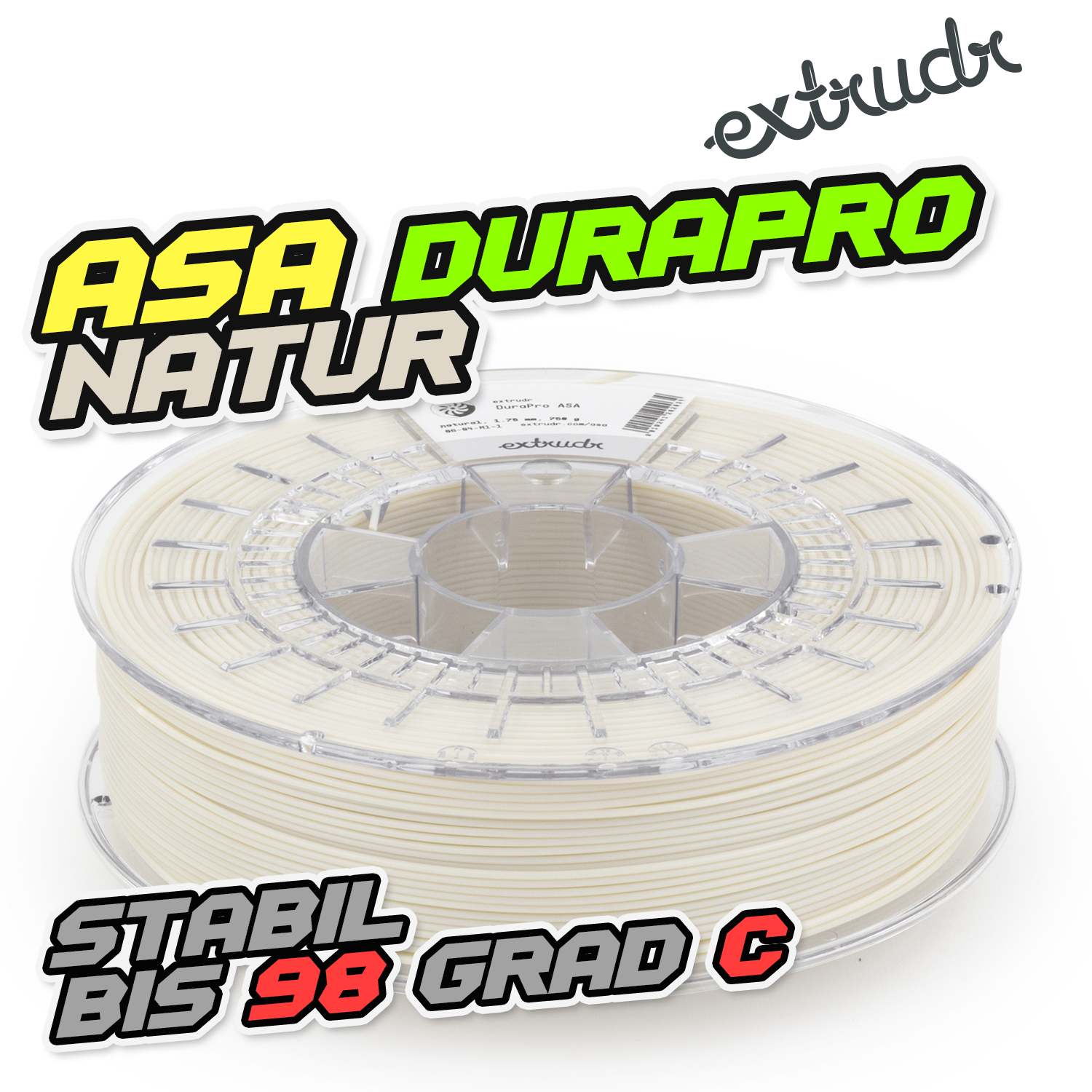 Extrudr ASA DuraPro - Natur [1.75mm] (34,53€/Kg)