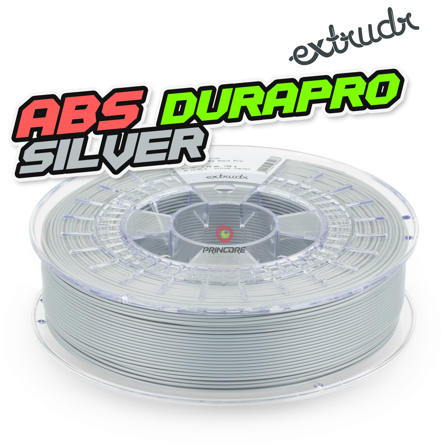 Extrudr ABS DuraPro - Silver [1.75mm] (33,20€/Kg)