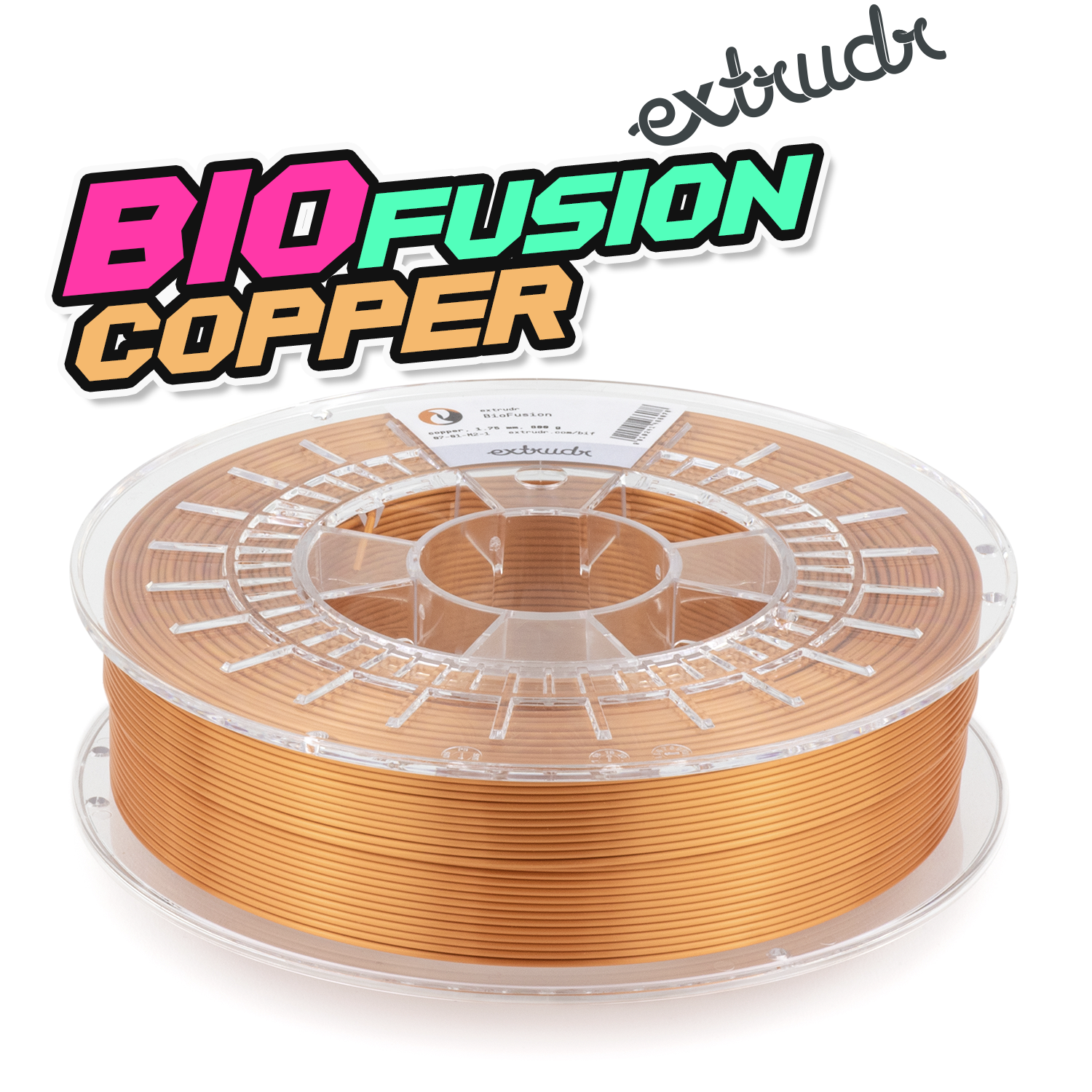 Extrudr BioFusion - Copper [1.75mm] (31,13€/Kg)