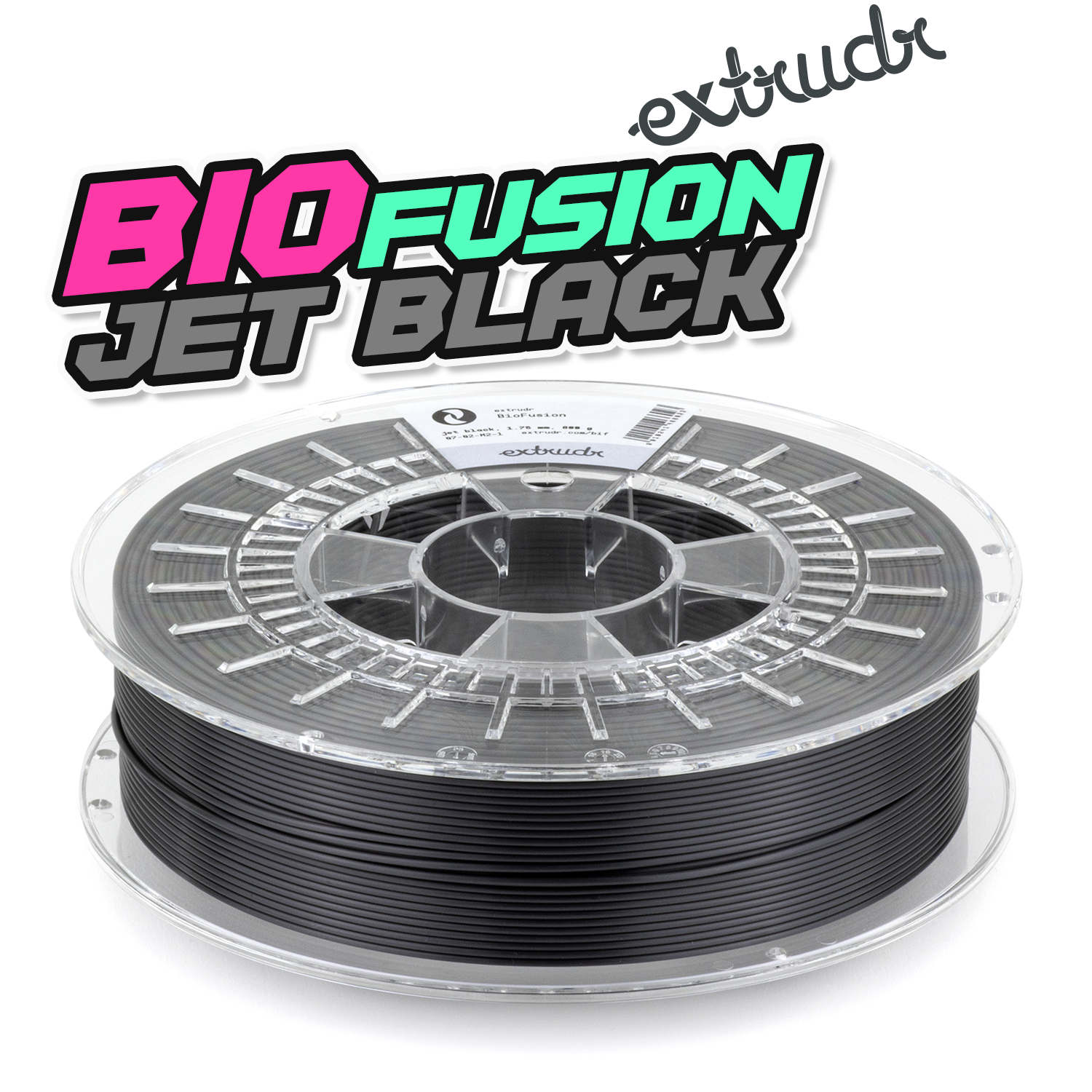 Extrudr BioFusion - Jet Black [1.75mm] (31,13€/Kg)