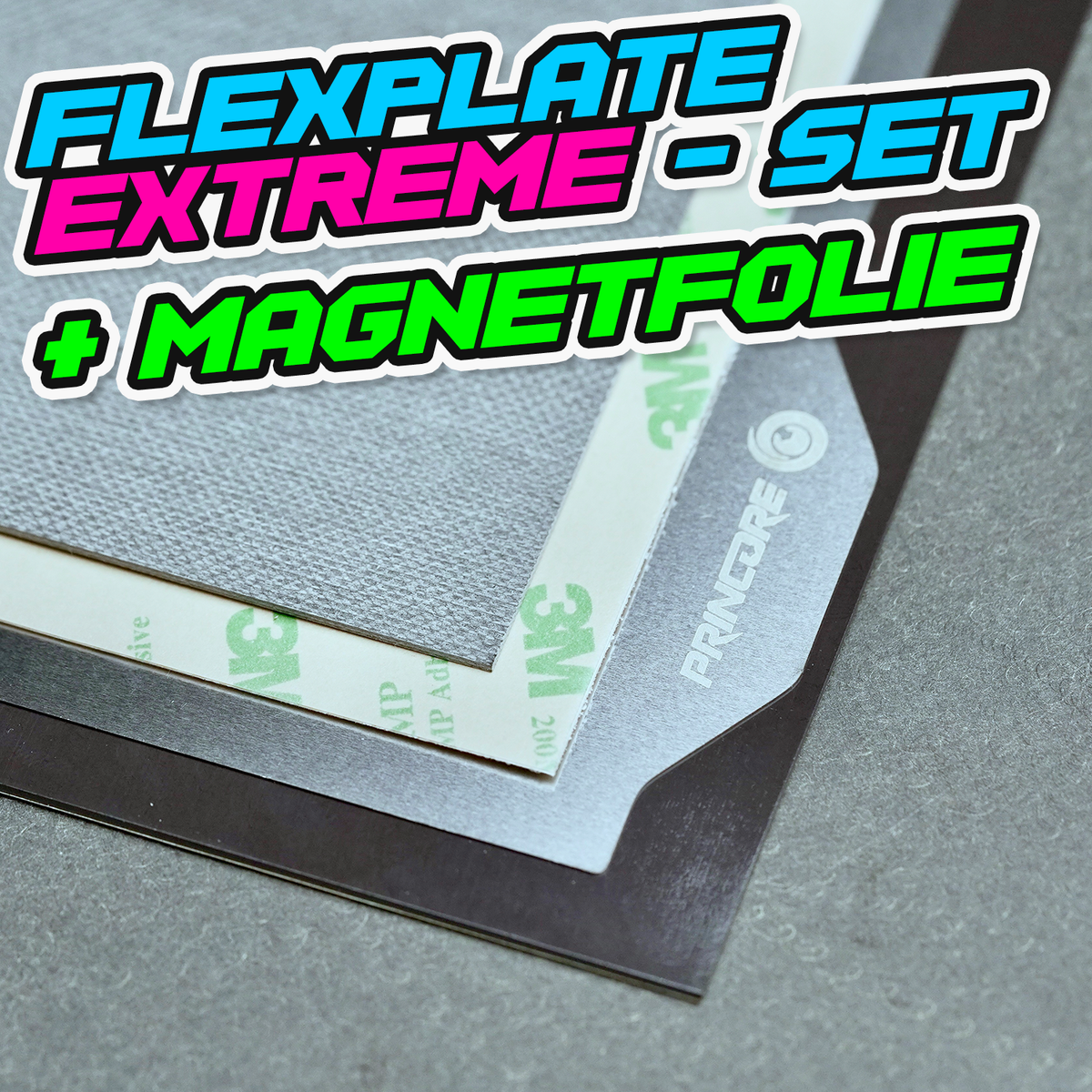 Druckplatten Komplett SET Extreme 1mm !Variante wählen!