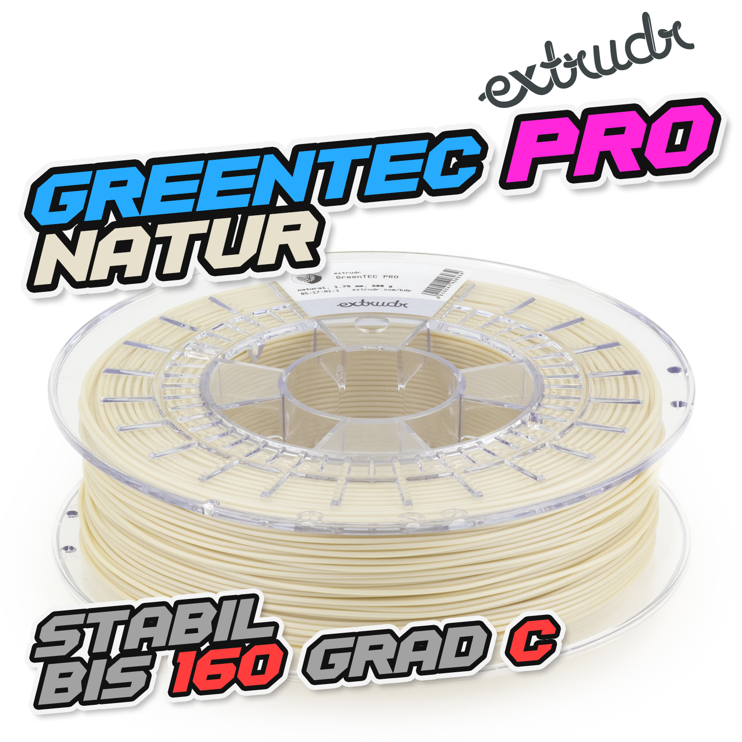 Extrudr GreenTEC PRO - Natur [1.75mm] (56,13€/Kg)