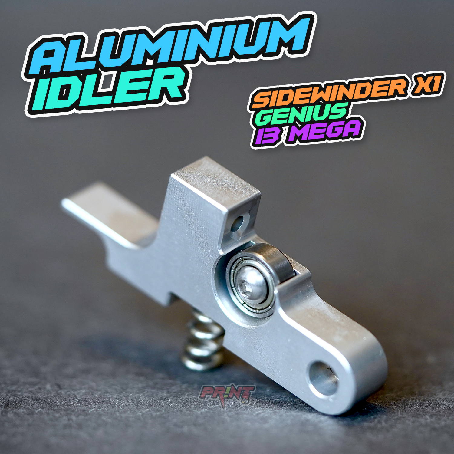 Aluminium Extruder Arm / Idler / Bügel (z.B. Artillery Sidewinder X1 / GENIUS)