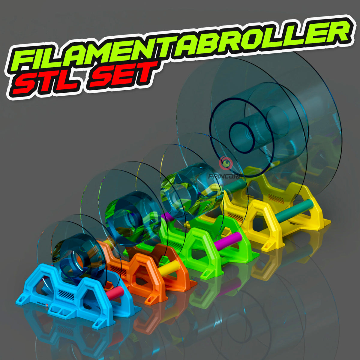 Filamentabroller Set [44mm / 54mm / 72mm / 102mm] [STL Downloads]