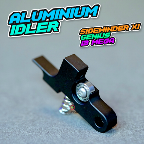 Aluminium Extruder Arm / Idler / Bügel [schwarz] (z.B. Artillery Sidewinder X1 / GENIUS)