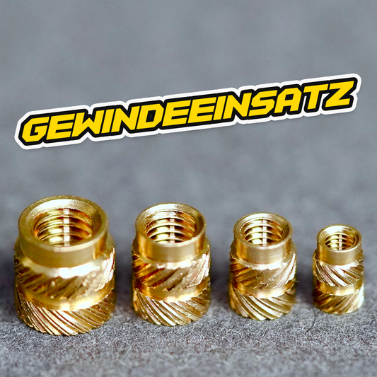 Gewindeeinsatz M3 - M6 [Einpressmuttern 3D Drucker]
