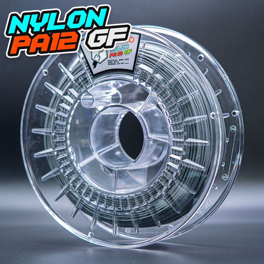 PRINCORE Nylon PA12 GF - Grau [1.75mm] (99,80€/Kg)
