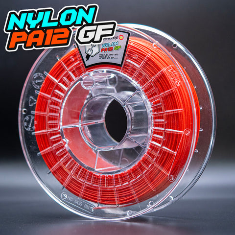 PRINCORE Nylon PA12 GF - Rot [1.75mm] (99,80€/Kg)