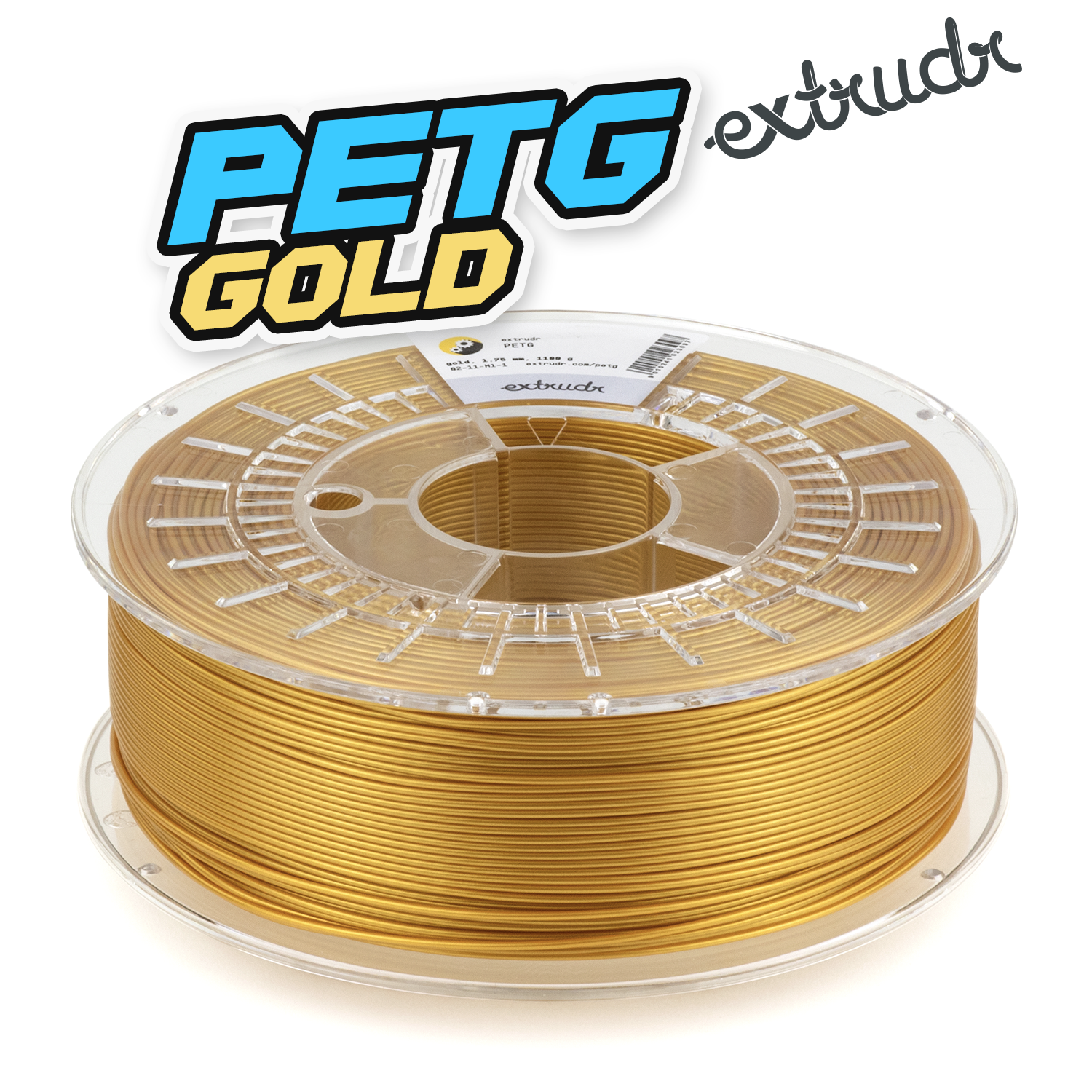 Extrudr PETG - Gold [1.75mm] (35,45€/Kg)