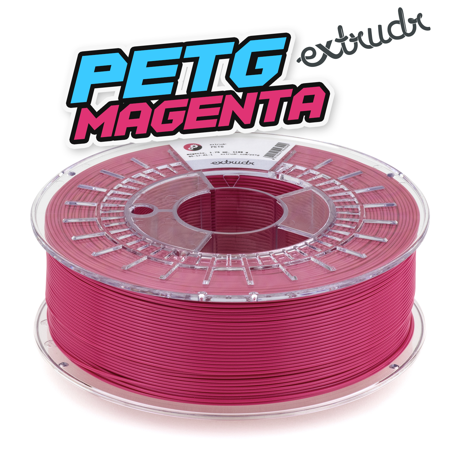 Extrudr PETG - Magenta [1.75mm] (35,45€/Kg)