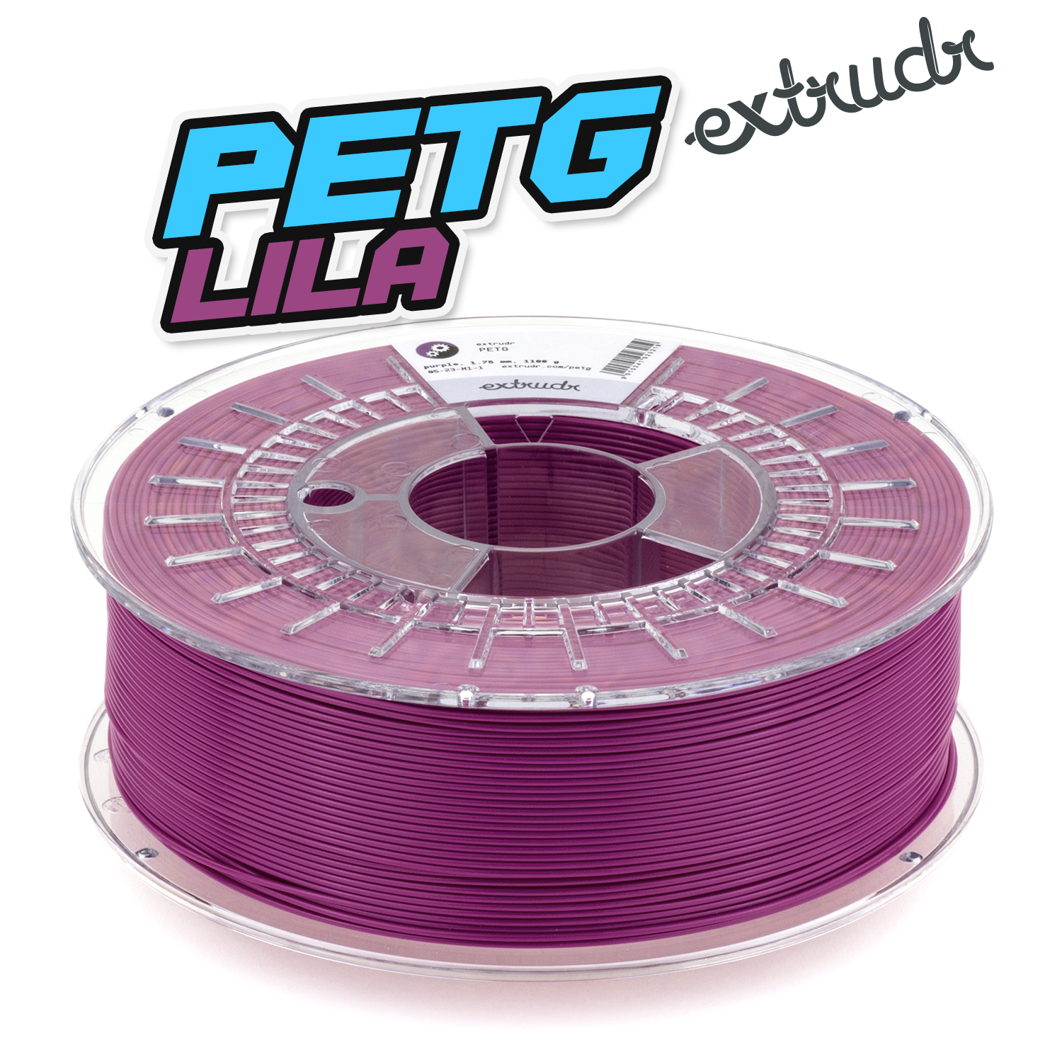 Extrudr PETG - Lila [1.75mm] (35,45€/Kg)
