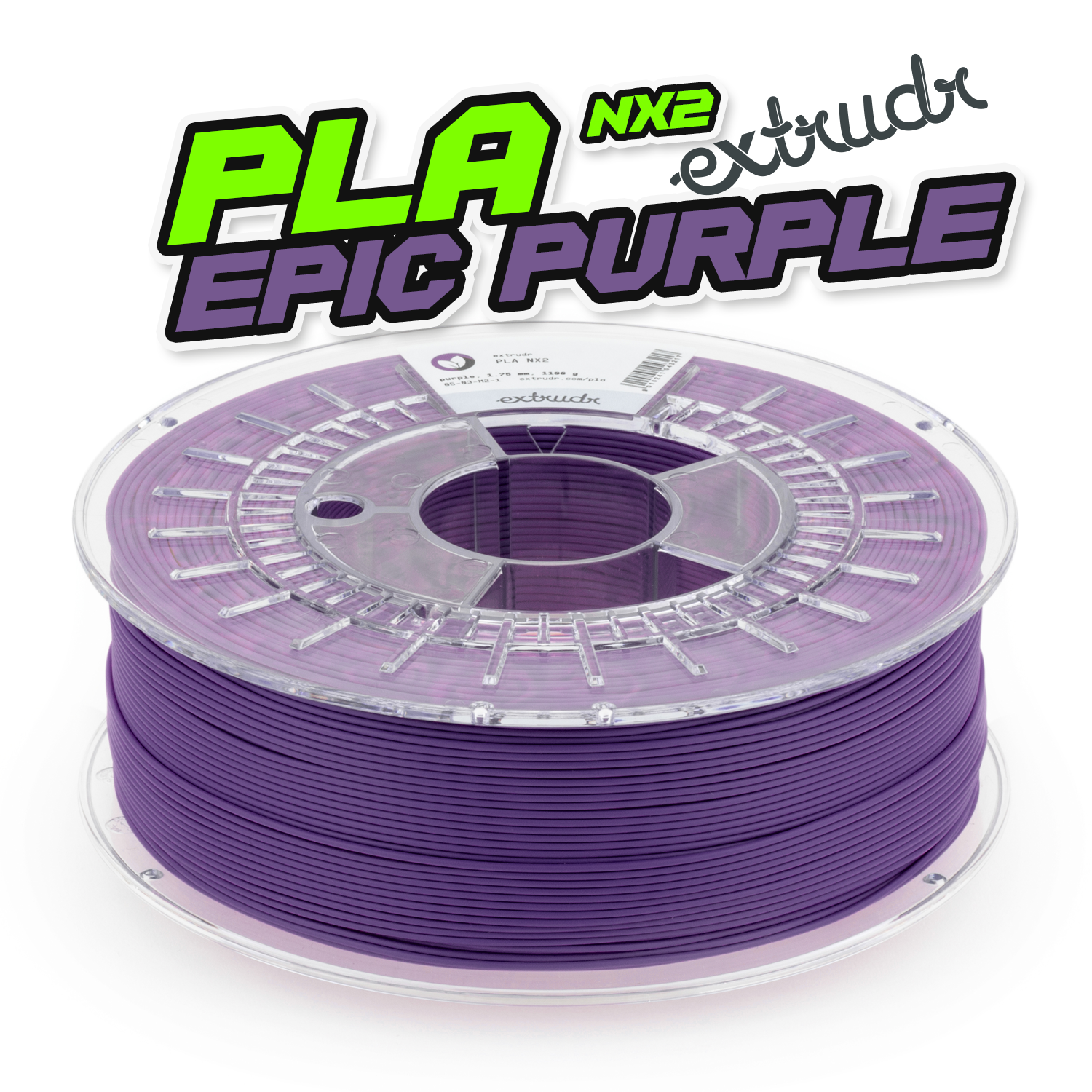 Extrudr PLA NX2 - Epic Purple [1.75mm] (25,90€/Kg)