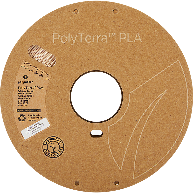 Polymaker PolyTerra™ PLA - Army Beige [1.75mm] (19,90€/Kg)