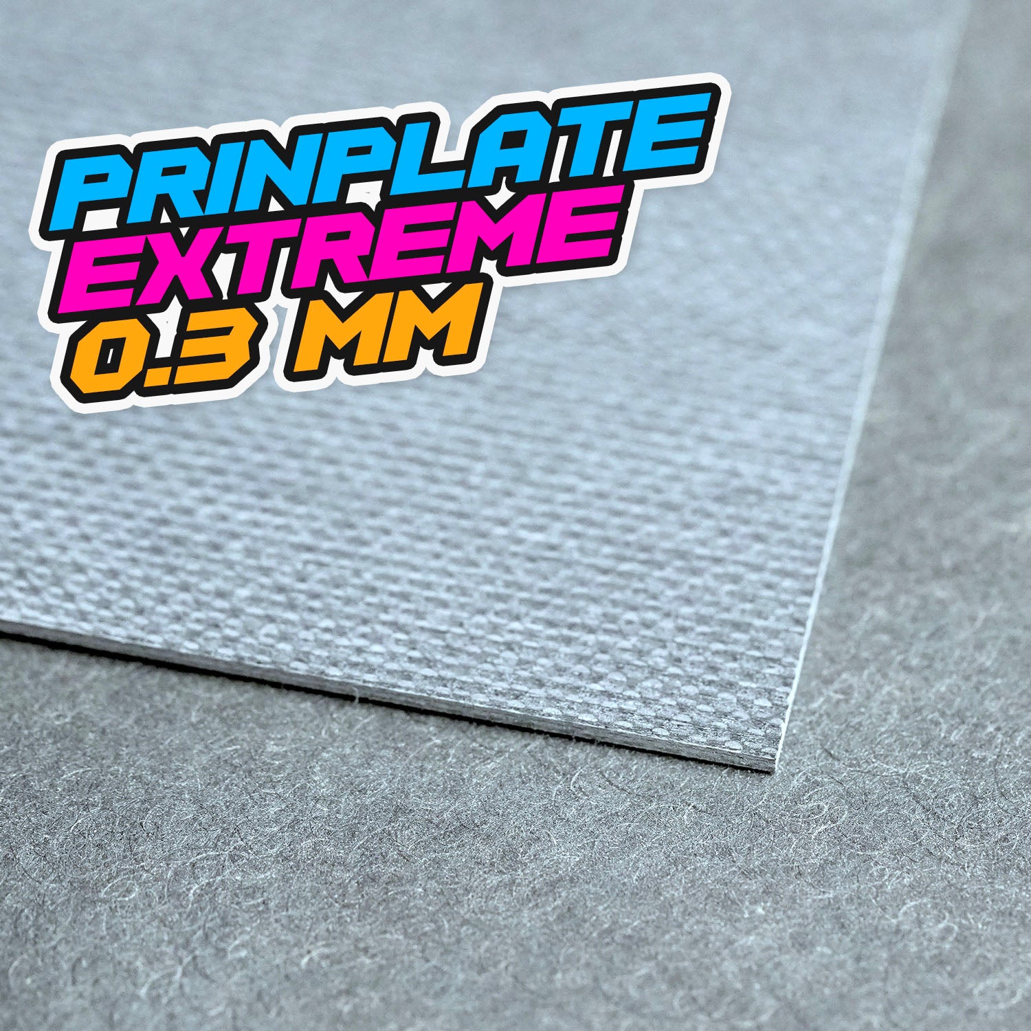 Druckplatten SET [PRINPLATE Extreme 0,3mm + PRINPLATE Federstahl + Transferklebefolie + Magnetfolie] !Variante wählen!