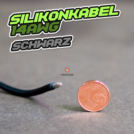 Silikonkabel 14AWG Schwarz (2,99€/m)
