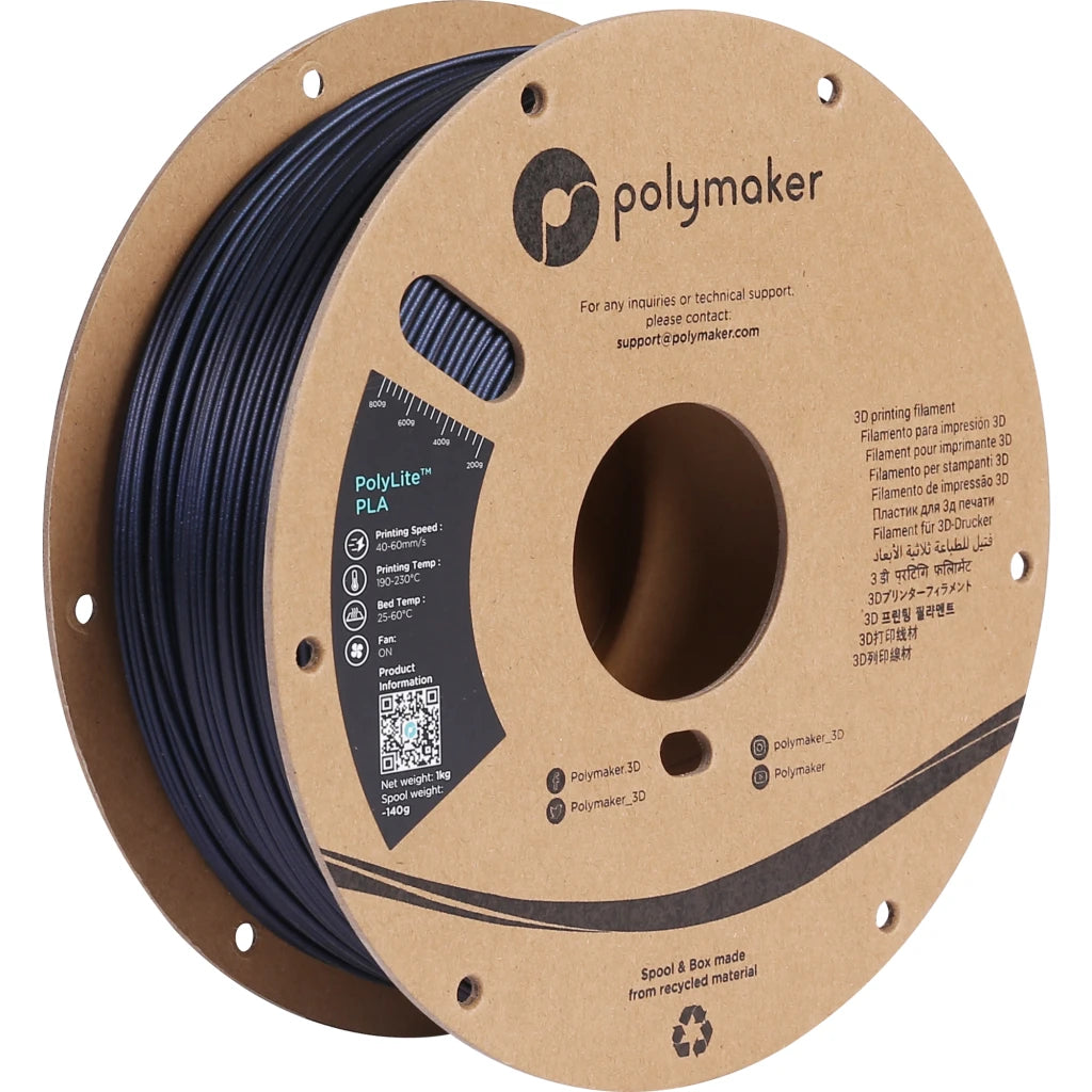 Polymaker PolyLite™ PLA Sparkle - Dark Blue [1.75mm] (29,90€/Kg)