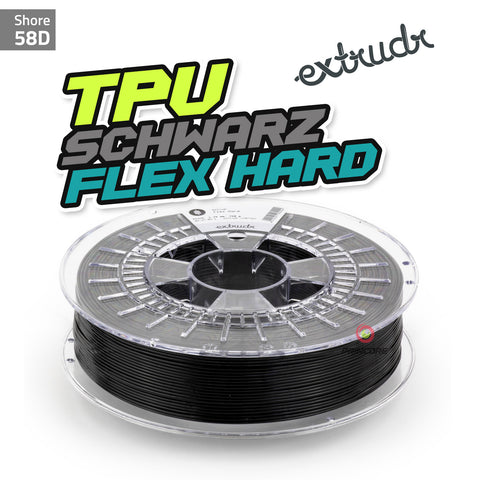 Extrudr TPU Flex Hard - Schwarz [1.75mm] (46,53€/Kg)