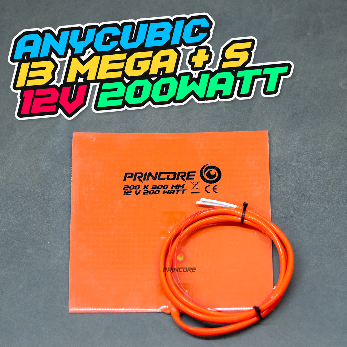 Anycubic I3 Mega + S - Silikonheizmatte – Princore GmbH